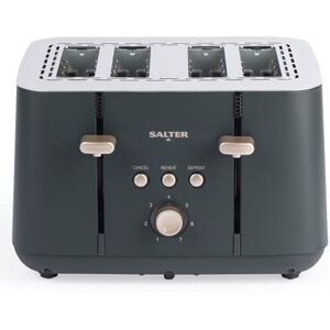 Salter Marino 4-Slice Toaster 7 Levels Of Variable Browning, Removable Crumb Tray, Self-Centring Bread Guides, Anti-Jam Function, Defrost, Reheat And Cancel Indicator Buttons, 1850W Salter Marino 4-Slice Toaster 7 Levels Of Variable Browning, Removable Crumb Tray, Self-Centring Bread Guides, Anti-Jam Function, Defrost, Reheat And Cancel Indicator Buttons, 1850W