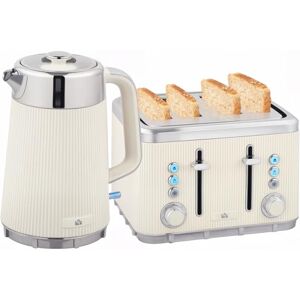 HOMCOM Electric Stainless Steel Kettle and Toaster Set, 3000W 1.7L UK Strix Thermostat Fast Boil Kettle w/Limescale Filter, Cool Touch Body, 4 Slice Toaster with 7 Browning Levels, Crumb Tray, Cream HOMCOM Electric Stainless Steel Kettle and Toaster Set, 3000W 1.7L UK Strix Thermostat Fast Boil Kettle w/Limescale Filter, Cool Touch Body, 4 Slice Toaster with 7 Browning Levels, Crumb Tray, Cream