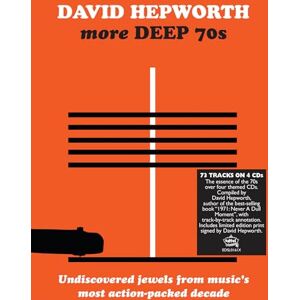 David Hepworth's More Deep 70s – Underrated Cuts From A Misunderstood Decade Exclusive 4CD Signed Edition David Hepworth's More Deep 70s – Underrated Cuts From A Misunderstood Decade Exclusive 4CD Signed Edition