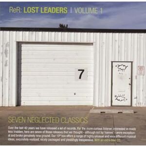 Avant ReR Lost Leaders, Vol. 1 Avant ReR Lost Leaders, Vol. 1