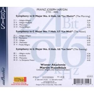 Haydn: Symphonies Nos. 6-8, Le Matin Le Midi Le Soir Haydn: Symphonies Nos. 6-8, Le Matin Le Midi Le Soir