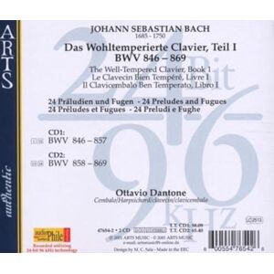 Bach: The Well-Tempered Clavier, Book 1 (Das Wohltemperierte Clavier Teil I) /Dantone Bach: The Well-Tempered Clavier, Book 1 (Das Wohltemperierte Clavier Teil I) /Dantone