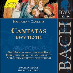 Bach: Cantatas, BWV 112-114 (Edition Bachakademie Vol 36) /Rilling Bach: Cantatas, BWV 112-114 (Edition Bachakademie Vol 36) /Rilling