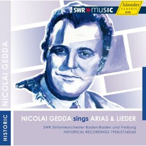 NICOLAI GEDDA SINGS ARIAS & LIEDER NICOLAI GEDDA SINGS ARIAS & LIEDER