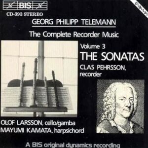 Telemann: Complete Recorder Music, Vol.3 Telemann: Complete Recorder Music, Vol.3