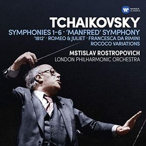 Tchaikovsky: Symphonies 1-6, Manfred Symphony, Francesca da Rimini, Romeo and Juliet fantasy overture, 1812, Rococo variations Tchaikovsky: Symphonies 1-6, Manfred Symphony, Francesca da Rimini, Romeo and Juliet fantasy overture, 1812, Rococo variations