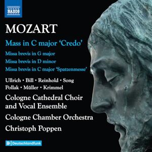 Wolfgang Amadeus Mozart: Complete Masses, Vol. 6 Mass in C major 'Credo'; Missa brevis in G major; Missa brevis in D minor; Missa brevis in C major 'Spatzenmesse' Wolfgang Amadeus Mozart: Complete Masses, Vol. 6 Mass in C major 'Credo'; Missa brevis in G major; Missa brevis in D minor; Missa brevis in C major 'Spatzenmesse'