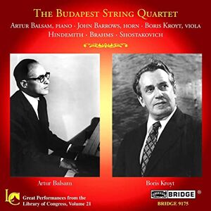 Brahms, Hindemith, Shostakovich Chamber Works Brahms, Hindemith, Shostakovich Chamber Works