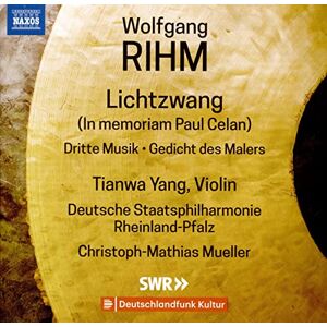 Wolfgang Rihm: Music for Violin and Orchestra Vol.1 Wolfgang Rihm: Music for Violin and Orchestra Vol.1
