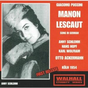 Puccini Manon Lescaut (Cologne 1954 Ackermann) Puccini Manon Lescaut (Cologne 1954 Ackermann)