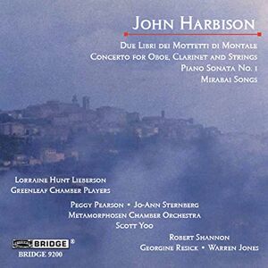 Music of John Harbison, Vol 1 Music of John Harbison, Vol 1