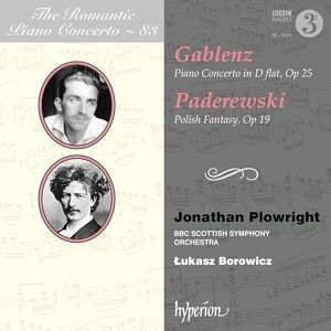 Gablenz & Paderewski: Piano Concertos (Hyperion Romantic Piano Concerto 83) Gablenz & Paderewski: Piano Concertos (Hyperion Romantic Piano Concerto 83)