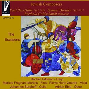 Ben-Haim: Jewish Composers The Escapers Ben-Haim: Jewish Composers The Escapers