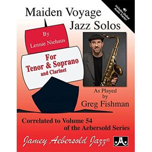 Lennie Niehaus Vol. 54 Maiden Voyage Tenor Sax Solos Lennie Niehaus Vol. 54 Maiden Voyage Tenor Sax Solos