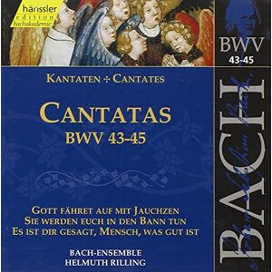 Bach: Cantatas, BWV 43-45 (Edition Bachakademie Vol 15) /Rilling Bach: Cantatas, BWV 43-45 (Edition Bachakademie Vol 15) /Rilling