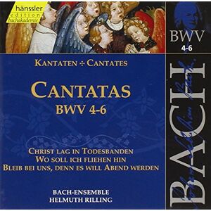 Bach: Cantatas, BWV 4-6 (Edition Bachakademie Vol 2) /Rilling Bach: Cantatas, BWV 4-6 (Edition Bachakademie Vol 2) /Rilling