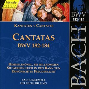 Bach: Cantatas, BWV 182-184 (Edition Bachakademie Vol 55) /Rilling Bach: Cantatas, BWV 182-184 (Edition Bachakademie Vol 55) /Rilling