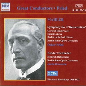 Mahler-Symphony No. 2 / Kindertotenlieder/Des Knaben Wunderhorn Mahler-Symphony No. 2 / Kindertotenlieder/Des Knaben Wunderhorn