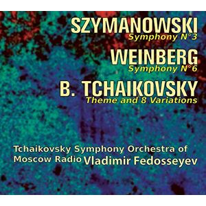 Szymanowski: Symphony No 3 Weinberg: Symphony No 6 Boris Tchaikovsky: Theme & 8 Variations Szymanowski: Symphony No 3 Weinberg: Symphony No 6 Boris Tchaikovsky: Theme & 8 Variations