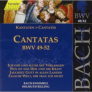Bach: Cantatas, BWV 49-52 (Edition Bachakademie Vol 17) /Rilling Bach: Cantatas, BWV 49-52 (Edition Bachakademie Vol 17) /Rilling