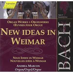 Bach: Organ works New Ideas in Weimar (Edition Bachakademie Vol 90) /Marcon Bach: Organ works New Ideas in Weimar (Edition Bachakademie Vol 90) /Marcon