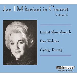 Jan de Gaetani in Concert, Vol.3 Jan de Gaetani in Concert, Vol.3