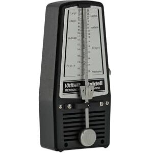 Wittner Metronome Taktell Junior Series 820 Plastic casing Without bell Black Mechanically wound No batteries required Made in Germany Wittner Metronome Taktell Junior Series 820 Plastic casing Without bell Black Mechanically wound No batteries required Made in Germany