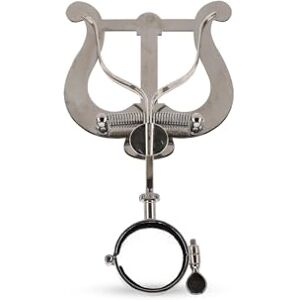 Gewa Marching Music Holder Bb-Clarinet Nickel Plated Large Lyra 2 Pushers Ring Diameter 33 mm Gewa Marching Music Holder Bb-Clarinet Nickel Plated Large Lyra 2 Pushers Ring Diameter 33 mm