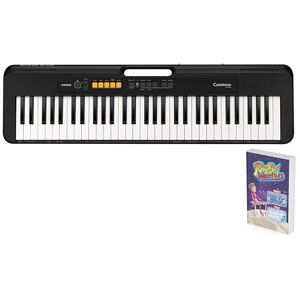 Casio CT-S100AD 61 Key Portable Electronic Keyboard in Black with AC Adapter Included Black and Rhythm Warriors animated online lessons Casio CT-S100AD 61 Key Portable Electronic Keyboard in Black with AC Adapter Included Black and Rhythm Warriors animated online lessons
