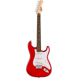 Fender Squier by Sonic Stratocaster HT Electric Guitar, Laurel Fingerboard, White Pickguard, Torino Red, Comes with Free Virtual Lessons Fender Squier by Sonic Stratocaster HT Electric Guitar, Laurel Fingerboard, White Pickguard, Torino Red, Comes with Free Virtual Lessons