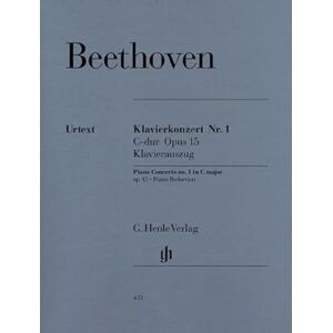 Beethoven, Ludwig van Concerto for Piano and Orchestra No. 1 C major op. 15 piano and orchestra piano reduction for 2 pianos (HN 433): Instrumentation: 2 Pianos, 4-hands, Piano Concertos Beethoven, Ludwig van Concerto for Piano and Orchestra No. 1 C major op. 15 piano and orchestra piano reduction for 2 pianos (HN 433): Instrumentation: 2 Pianos, 4-hands, Piano Concertos