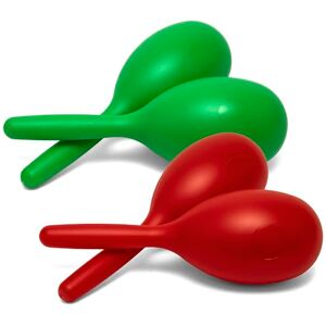 Tiger Pack of 4 Plastic, Colourful Maracas Full Size Tiger Pack of 4 Plastic, Colourful Maracas Full Size