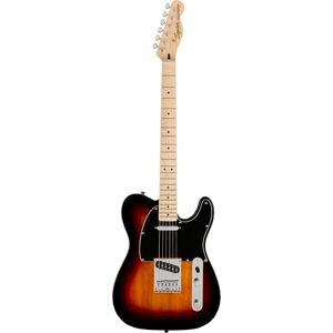 Fender Squier by Affinity Series Telecaster, Electric Guitar, Maple Fingerboard, Black Pickguard, 3 Colour Sunburst, Comes with Free Virtual Lessons Fender Squier by Affinity Series Telecaster, Electric Guitar, Maple Fingerboard, Black Pickguard, 3 Colour Sunburst, Comes with Free Virtual Lessons