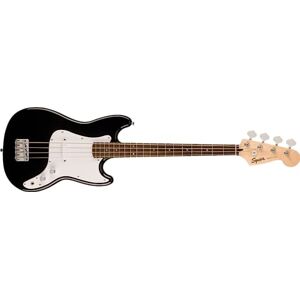 Fender Squier by Sonic Bronco Bass Guitar, Laurel Fingerboard, White Pickguard, Black, Comes with Free Virtual Lessons Fender Squier by Sonic Bronco Bass Guitar, Laurel Fingerboard, White Pickguard, Black, Comes with Free Virtual Lessons