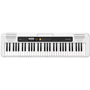 Casio CT-S200WEC5 61 Key Portable Electronic Keyboard in White with Dance Music Mode Casio CT-S200WEC5 61 Key Portable Electronic Keyboard in White with Dance Music Mode
