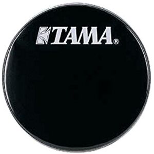 TAMA 22" Bass Drum Head w/ Logo Black TAMA 22" Bass Drum Head w/ Logo Black