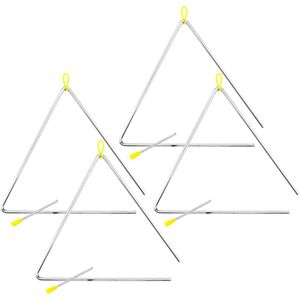 Tiger TRI28-4-MT 12" Samba Triangle Instruments Heavy-duty Steel Triangles with Metal Strikers Ideal for School, Band or Home Use Pack of 4 Tiger TRI28-4-MT 12" Samba Triangle Instruments Heavy-duty Steel Triangles with Metal Strikers Ideal for School, Band or Home Use Pack of 4