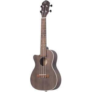 Ortega Guitars Concert Ukulele Lefthanded – Electro-Acoustic – Earth Series – with Cutaway – Okoume, Black (RUCOAL-CE-L) Ortega Guitars Concert Ukulele Lefthanded – Electro-Acoustic – Earth Series – with Cutaway – Okoume, Black (RUCOAL-CE-L)