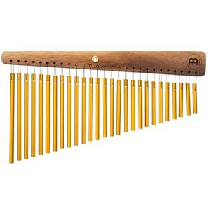 Meinl Percussion Mountable Stage Chime Small Musical Instrument with 27 Sound Bars Mountable 1-row Wood and Aluminum, Natural and Gold (CH27) Meinl Percussion Mountable Stage Chime Small Musical Instrument with 27 Sound Bars Mountable 1-row Wood and Aluminum, Natural and Gold (CH27)
