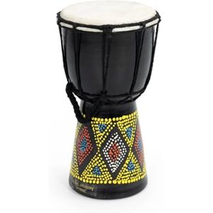 Generic Percussion Workshop PW525 5-Inch Head Kente Djembe Drum Generic Percussion Workshop PW525 5-Inch Head Kente Djembe Drum
