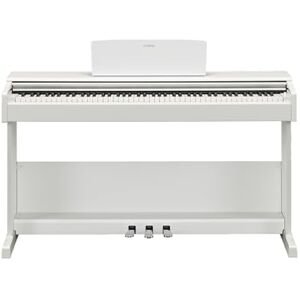Yamaha ARIUS YDP-105WH Digital Piano – Modern and Stylish Home Piano for Beginners and Hobbyists, Authentic Acoustic Piano Playability, in White Yamaha ARIUS YDP-105WH Digital Piano – Modern and Stylish Home Piano for Beginners and Hobbyists, Authentic Acoustic Piano Playability, in White