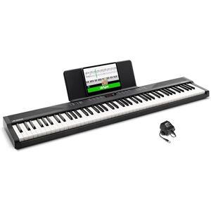 Alesis 88-Key Portable Digital Piano - 480 Sounds, Speakers, USB MIDI, Lessons Alesis 88-Key Portable Digital Piano - 480 Sounds, Speakers, USB MIDI, Lessons
