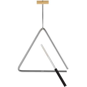 Nino Percussion Triangle Musical Instrument – Large – with Beater – for Children from 4 Years – Steel and Wood, Natural (NINO552) Nino Percussion Triangle Musical Instrument – Large – with Beater – for Children from 4 Years – Steel and Wood, Natural (NINO552)