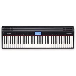Roland GO:PIANO GO-61P Entry-Level Portable 61-Note Digital Piano Wireless Smartphone Connection Unlimited Online Songs and Lessons Streamed from Your Smartphone Powerful Learning Features Roland GO:PIANO GO-61P Entry-Level Portable 61-Note Digital Piano Wireless Smartphone Connection Unlimited Online Songs and Lessons Streamed from Your Smartphone Powerful Learning Features