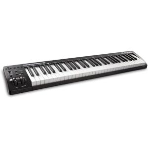 M-Audio Keystation 61 MK3 Synth Action 61 Key USB MIDI Keyboard Controller with Assignable Controls, Pitch and Mod Wheels, and Software Included M-Audio Keystation 61 MK3 Synth Action 61 Key USB MIDI Keyboard Controller with Assignable Controls, Pitch and Mod Wheels, and Software Included