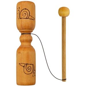 A-Star Traditional TikTok Two Tone Handmade Wood Block with Wooden Beater, Percussion Rhythm Block A-Star Traditional TikTok Two Tone Handmade Wood Block with Wooden Beater, Percussion Rhythm Block