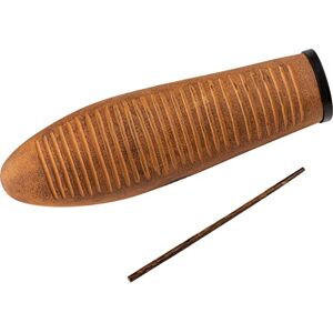 Meinl Percussion Fiberglass Guiro Instrument Hollow Musical Instrument with Rubber Ringed Grip Holes 3 Striking Surfaces Fiberglass, Brown (GU7BR) Meinl Percussion Fiberglass Guiro Instrument Hollow Musical Instrument with Rubber Ringed Grip Holes 3 Striking Surfaces Fiberglass, Brown (GU7BR)
