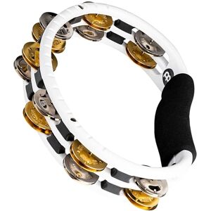 Meinl Percussion Recording Combo Tambourine 2-Row Tambourine With Curved Handle ABS Plastic / Steel and Brass, White / Natural (TMT1M-WH) Meinl Percussion Recording Combo Tambourine 2-Row Tambourine With Curved Handle ABS Plastic / Steel and Brass, White / Natural (TMT1M-WH)