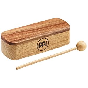 Meinl Percussion Professional Wood Block Medium-Large Percussion Instrument Incl. Wooden Beater With Rosewood Striking Surface Siam Oak, Natural (PMWB1-M) Meinl Percussion Professional Wood Block Medium-Large Percussion Instrument Incl. Wooden Beater With Rosewood Striking Surface Siam Oak, Natural (PMWB1-M)