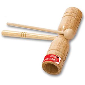 Percussion Plus PP253 Two Tone Wooden Block with Beater Percussion Plus PP253 Two Tone Wooden Block with Beater